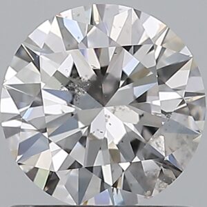 0.96 carat, F colour, SI2 clarity, Round shape, Natural Diamond.