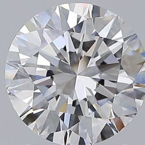 2.01 carat, D colour, VS2 clarity, Round shape, Natural Diamond.