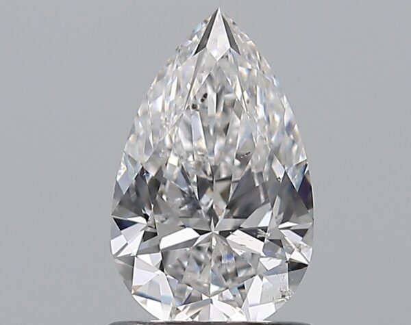 1.01 carat, E colour, SI2 clarity, Pear shape, Natural Diamond.