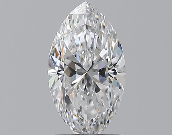 1.23 carat, D colour, VS1 clarity, Marquise shape, Natural Diamond.
