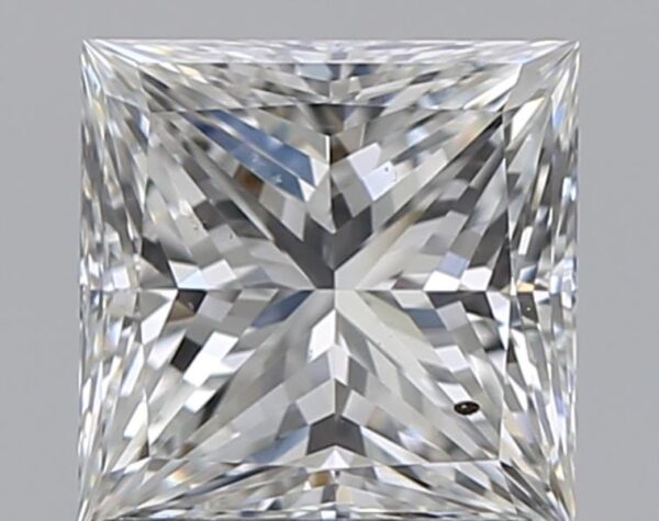 1.1 carat, G colour, SI1 clarity, Princess shape, Natural Diamond.