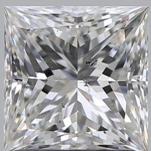 1.51 carat, H colour, SI2 clarity, Princess shape, Natural Diamond.