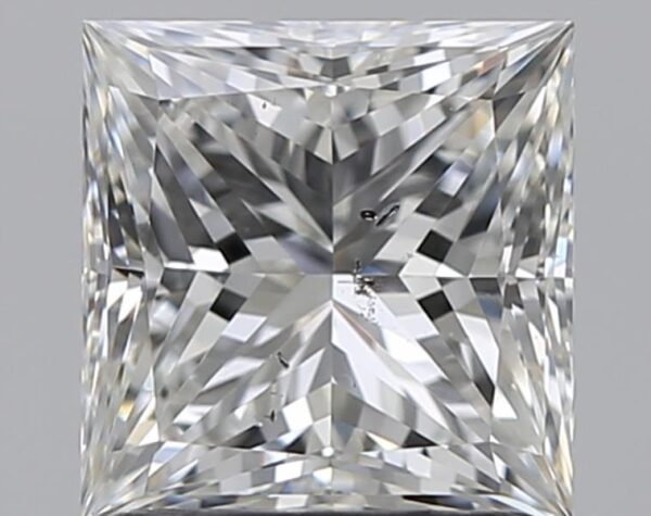 1.51 carat, H colour, SI2 clarity, Princess shape, Natural Diamond.