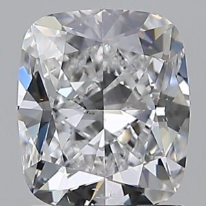 1.5 carat, D colour, SI1 clarity, Cushion shape, Natural Diamond.