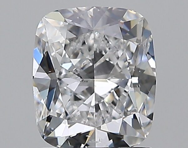 1.5 carat, D colour, SI1 clarity, Cushion shape, Natural Diamond.