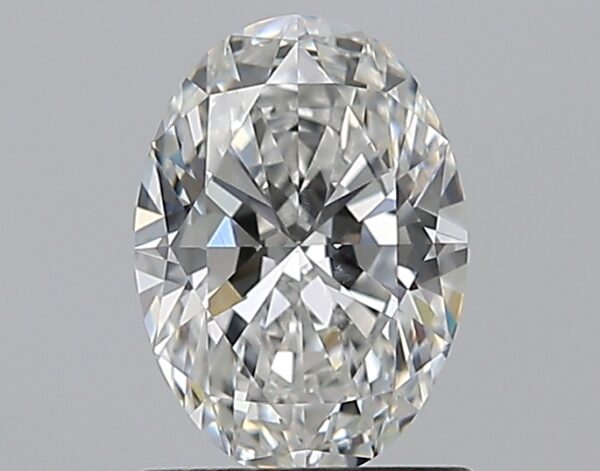 1.03 carat, F colour, SI1 clarity, Oval shape, Natural Diamond.