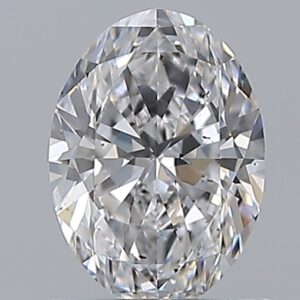 1 carat, D colour, SI1 clarity, Oval shape, Natural Diamond.
