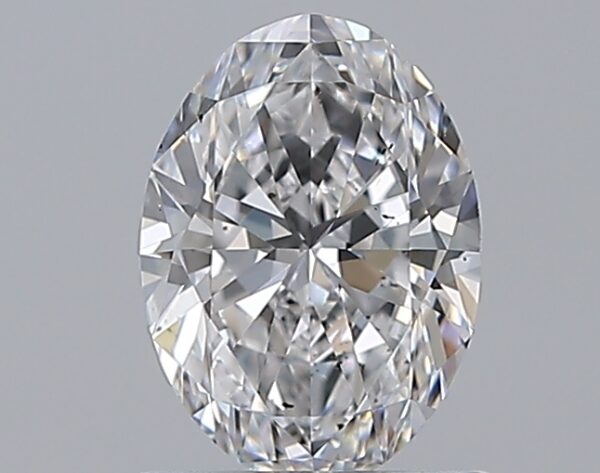 1 carat, D colour, SI1 clarity, Oval shape, Natural Diamond.