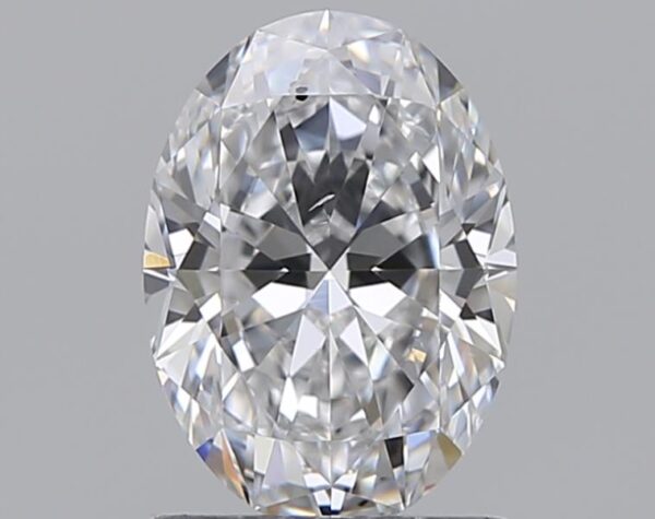 1.01 carat, D colour, SI1 clarity, Oval shape, Natural Diamond.