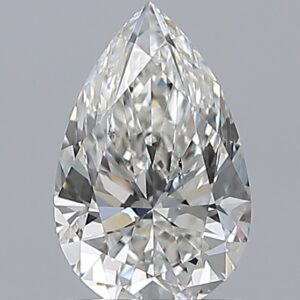 1.03 carat, H colour, SI2 clarity, Pear shape, Natural Diamond.