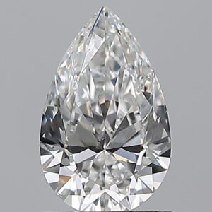 1.01 carat, F colour, SI2 clarity, Pear shape, Natural Diamond.