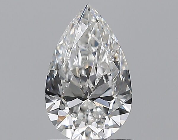 1.01 carat, F colour, SI2 clarity, Pear shape, Natural Diamond.