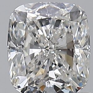 1 carat, F colour, SI1 clarity, Cushion shape, Natural Diamond.