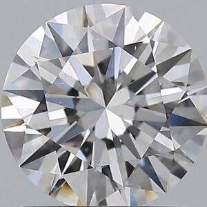 1.22 carat, D colour, SI1 clarity, Round shape, Natural Diamond.