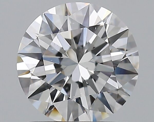 1.22 carat, D colour, SI1 clarity, Round shape, Natural Diamond.
