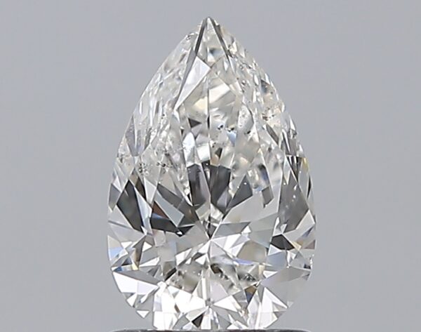 1 carat, G colour, SI2 clarity, Pear shape, Natural Diamond.