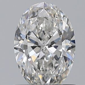 1.01 carat, F colour, SI1 clarity, Oval shape, Natural Diamond.