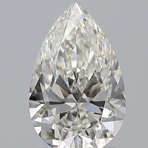 1.02 carat, H colour, SI1 clarity, Pear shape, Natural Diamond.
