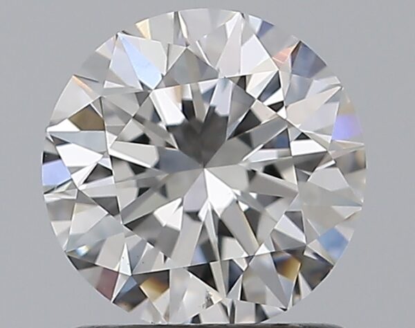 1.01 carat, F colour, VS2 clarity, Round shape, Natural Diamond.
