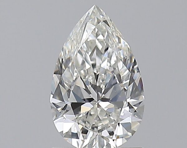 1 carat, H colour, SI1 clarity, Pear shape, Natural Diamond.
