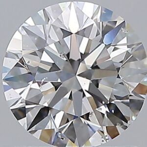 1.21 carat, D colour, SI2 clarity, Round shape, Natural Diamond.