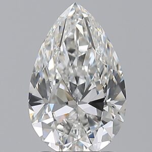 2 carat, F colour, VS2 clarity, Pear shape, Natural Diamond.
