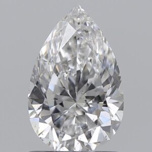1.01 carat, E colour, SI2 clarity, Pear shape, Natural Diamond.