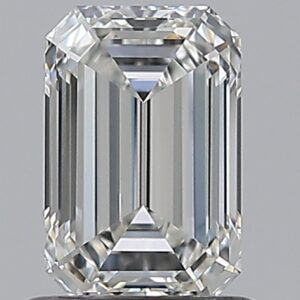 1.03 carat, G colour, IF clarity, Emerald shape, Natural Diamond.