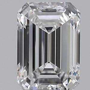 2.01 carat, D colour, VVS1 clarity, Emerald shape, Natural Diamond.