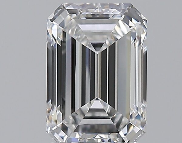 2.01 carat, D colour, VVS1 clarity, Emerald shape, Natural Diamond.