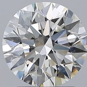 2.01 carat, G colour, VS2 clarity, Round shape, Natural Diamond.