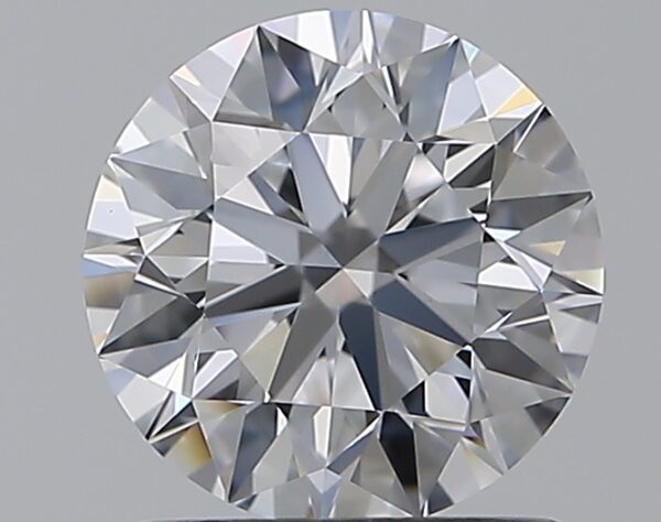 1.2 carat, D colour, VS1 clarity, Round shape, Natural Diamond.