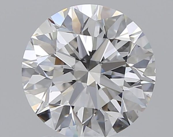 1.7 carat, F colour, VS2 clarity, Round shape, Natural Diamond.