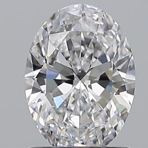 1.01 carat, D colour, SI1 clarity, Oval shape, Natural Diamond.