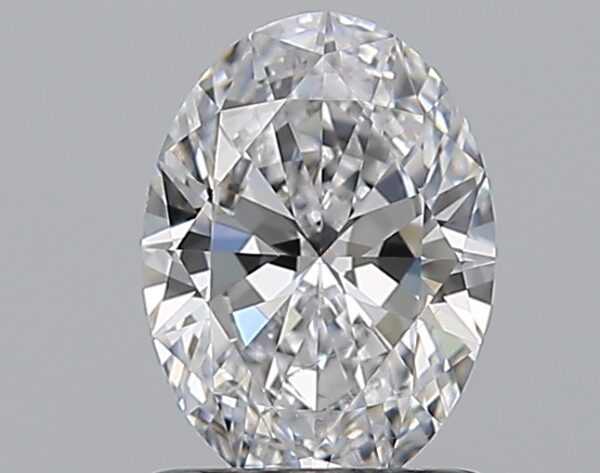 1.01 carat, D colour, SI1 clarity, Oval shape, Natural Diamond.