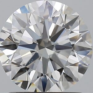 1.51 carat, F colour, SI1 clarity, Round shape, Natural Diamond.