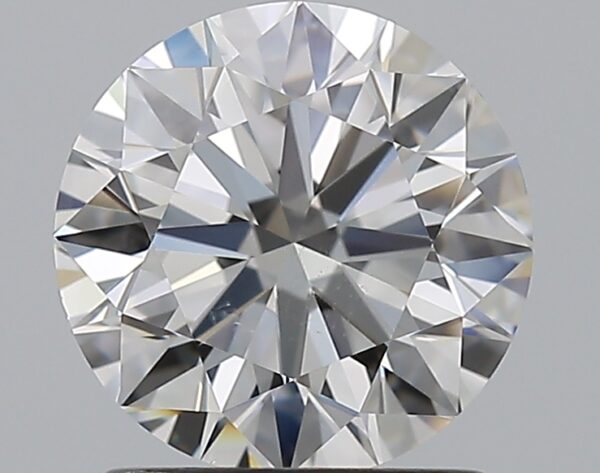 1.51 carat, F colour, SI1 clarity, Round shape, Natural Diamond.