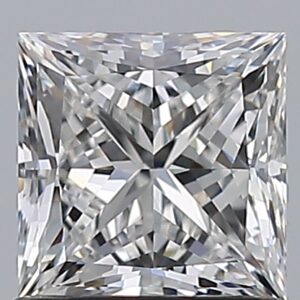 1.2 carat, E colour, VVS1 clarity, Princess shape, Natural Diamond.
