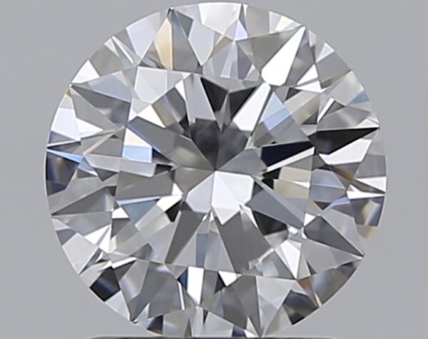 1.4 carat, D colour, IF clarity, Round shape, Natural Diamond.