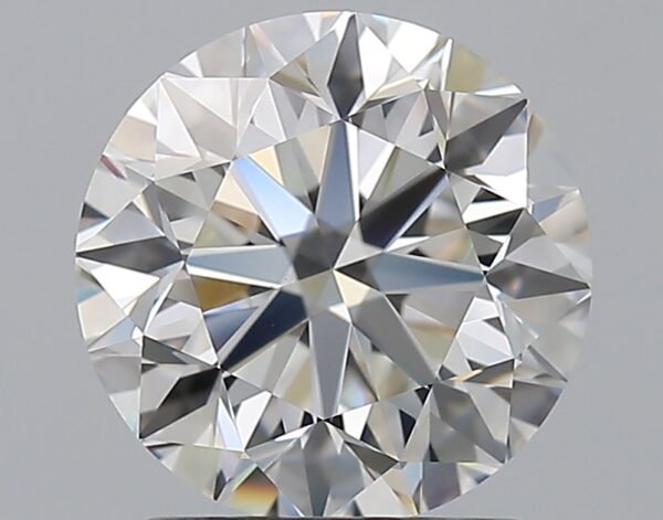 2.02 carat, G colour, VVS2 clarity, Round shape, Natural Diamond.