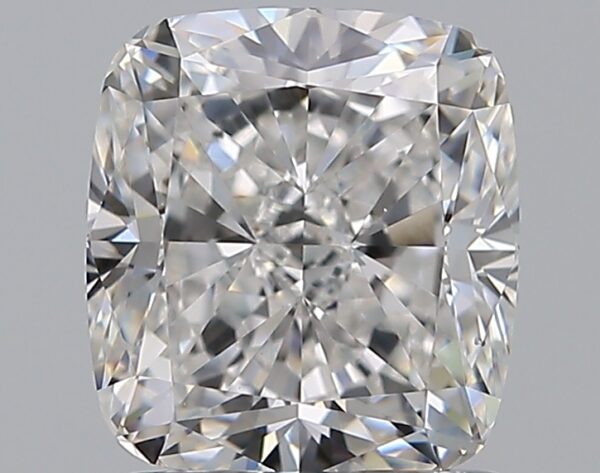 1.51 carat, F colour, VS2 clarity, Cushion shape, Natural Diamond.