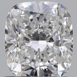 1.01 carat, F colour, VS2 clarity, Cushion shape, Natural Diamond.