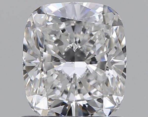 1.01 carat, F colour, VS2 clarity, Cushion shape, Natural Diamond.