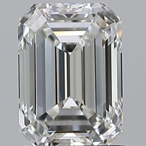 1.51 carat, H colour, VS1 clarity, Emerald shape, Natural Diamond.