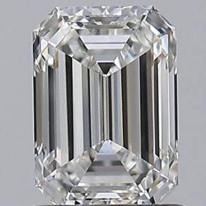 1.2 carat, H colour, VS1 clarity, Emerald shape, Natural Diamond.