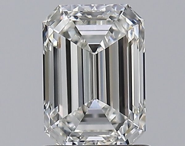 1.2 carat, H colour, VS1 clarity, Emerald shape, Natural Diamond.