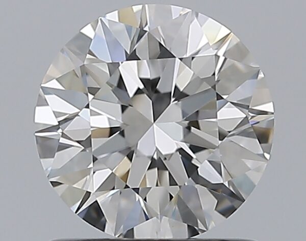 1.01 carat, F colour, VVS2 clarity, Round shape, Natural Diamond.
