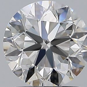 1.51 carat, H colour, VVS2 clarity, Round shape, Natural Diamond.