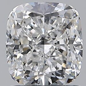 1.46 carat, E colour, VS1 clarity, Cushion shape, Natural Diamond.