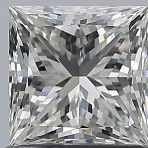 1.03 carat, H colour, VVS1 clarity, Princess shape, Natural Diamond.